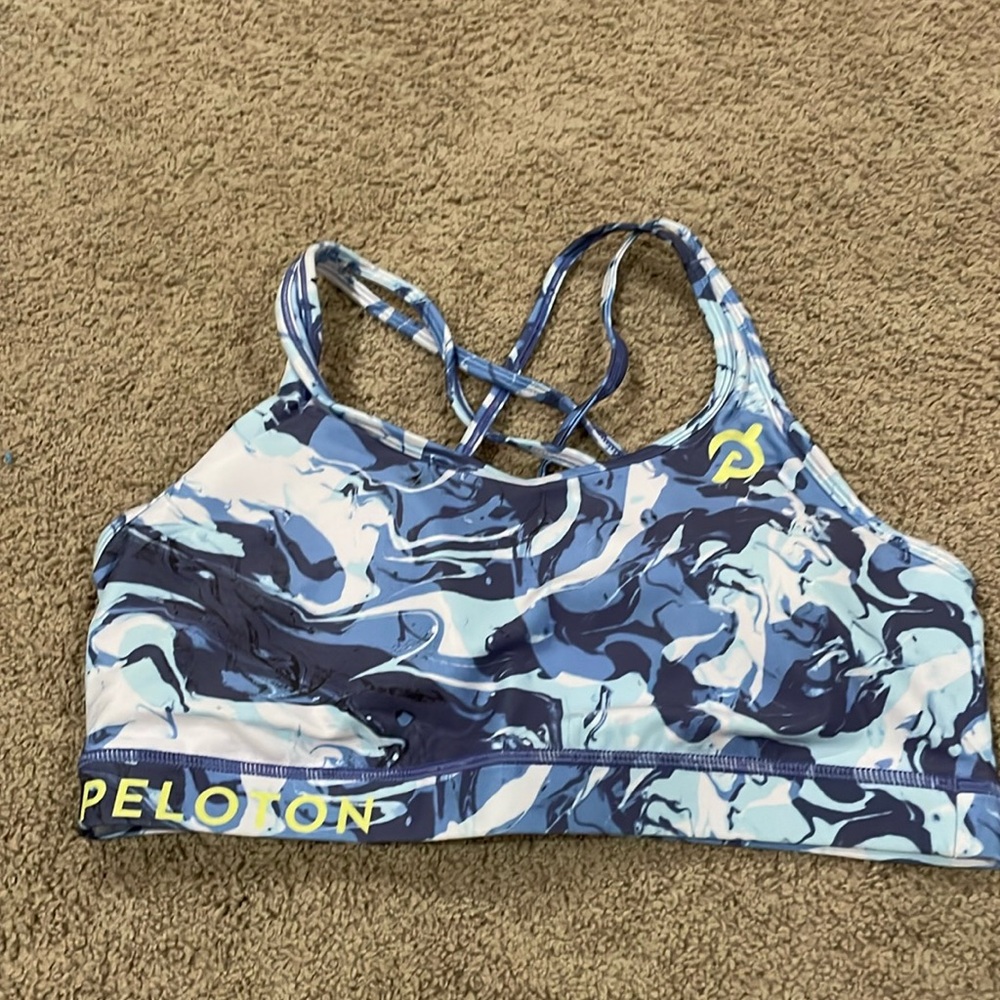 Peloton x WITH brand. New bra with mesh on bag. NWT in bag.